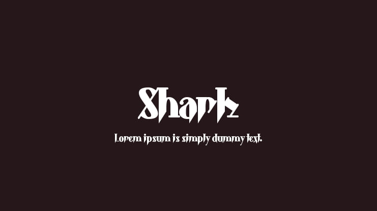 Shark Font