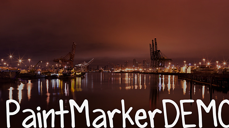 PaintMarkerDEMO Font