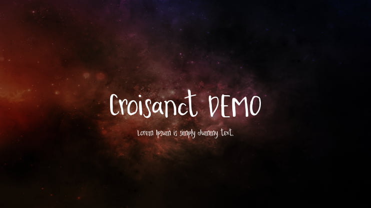 Croisanct DEMO Font