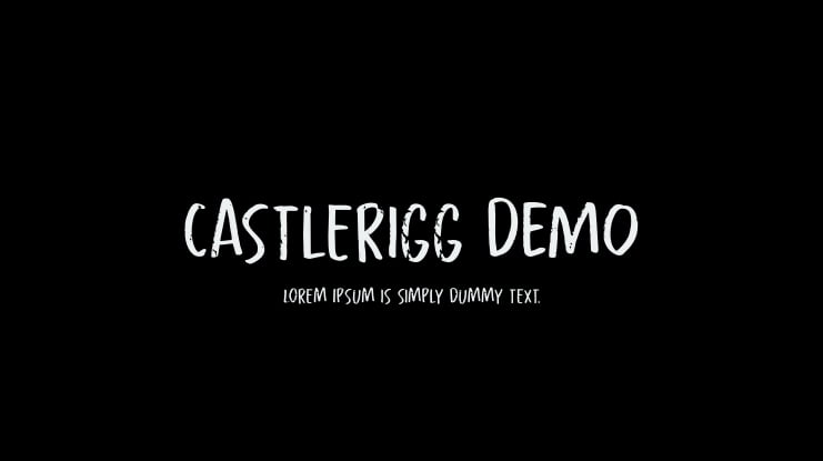 Castlerigg DEMO Font