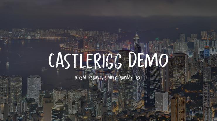 Castlerigg DEMO Font