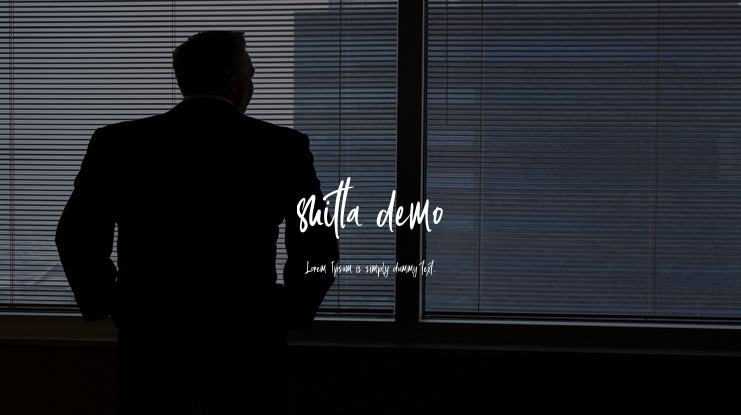 shitta demo Font