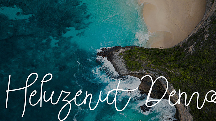 Heluzenut Demo Font