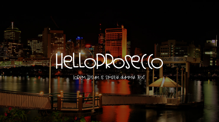 HelloProsecco Font