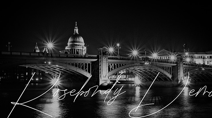 Rosebondy Demo Font