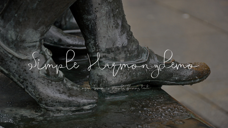 Simple Harmonydemo Font