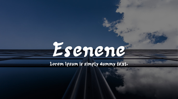 Esenene Font