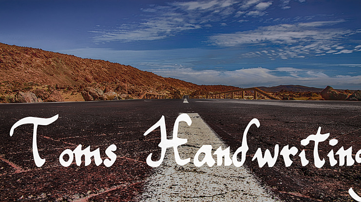Toms Handwriting Font