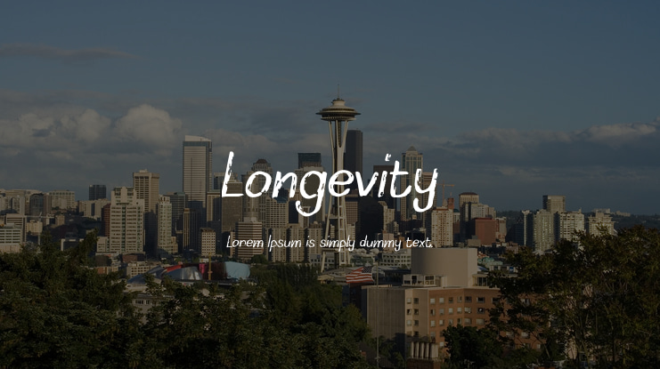 Longevity Font