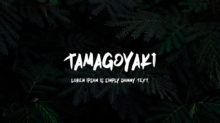 Tamagoyaki Font
