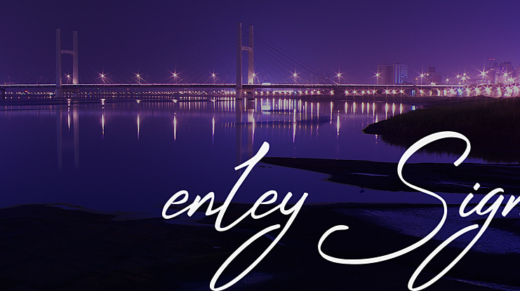 Stenley Signature Font