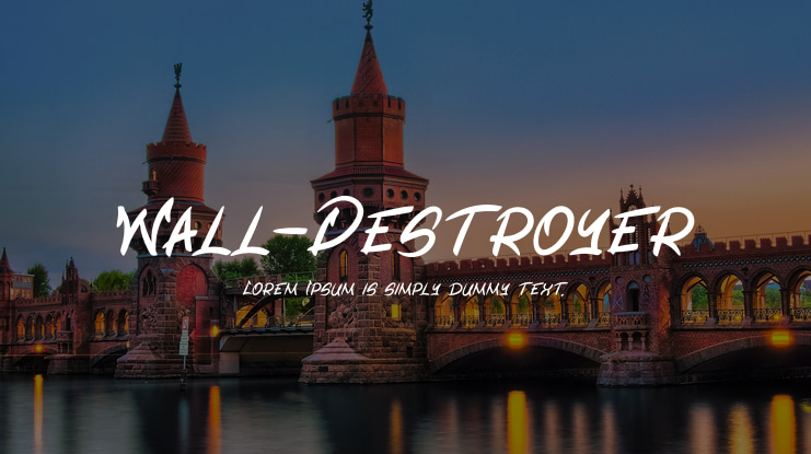 Wall-Destroyer Font