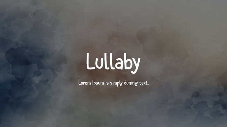 Lullaby Font
