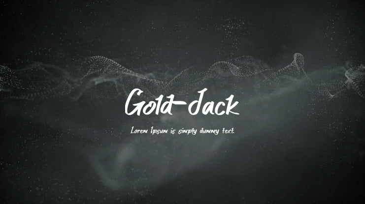 Gold-Jack Font