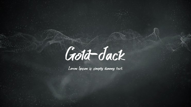 Gold-Jack Font