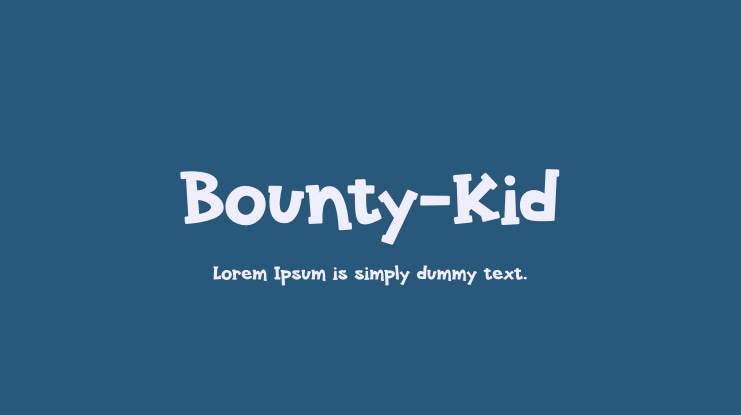 Bounty-Kid Font