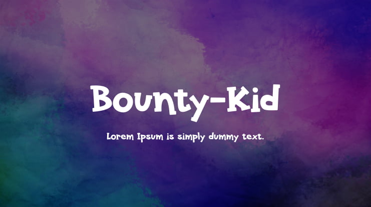 Bounty-Kid Font