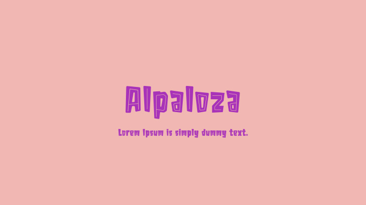 Alpaloza Font