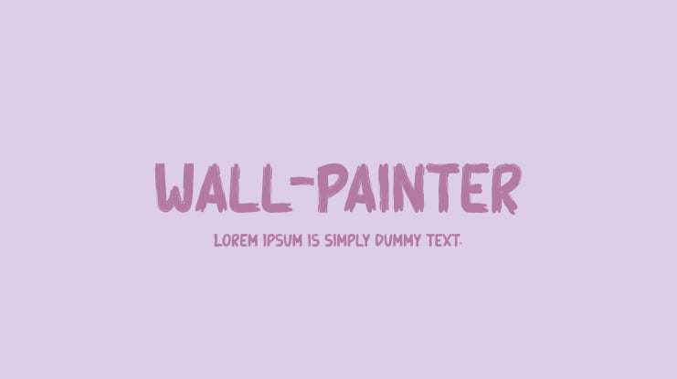 Wall-Painter Font