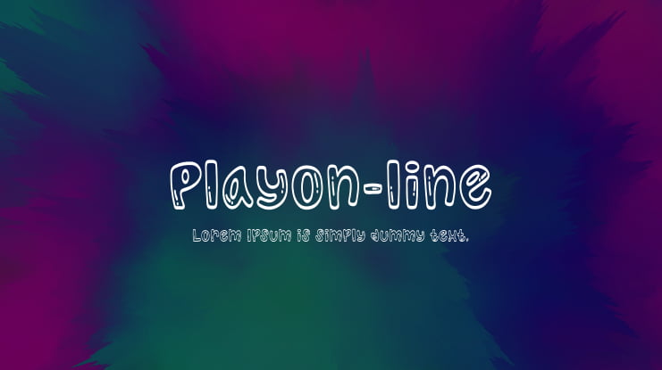Playon-line Font Family