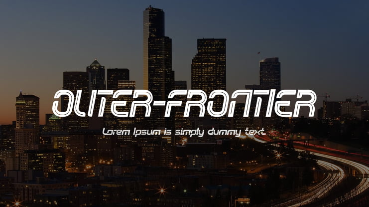 OUTER-FRONTIER Font