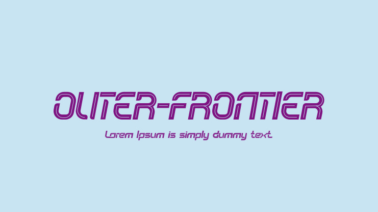OUTER-FRONTIER Font