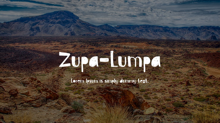 Zupa-Lumpa Font