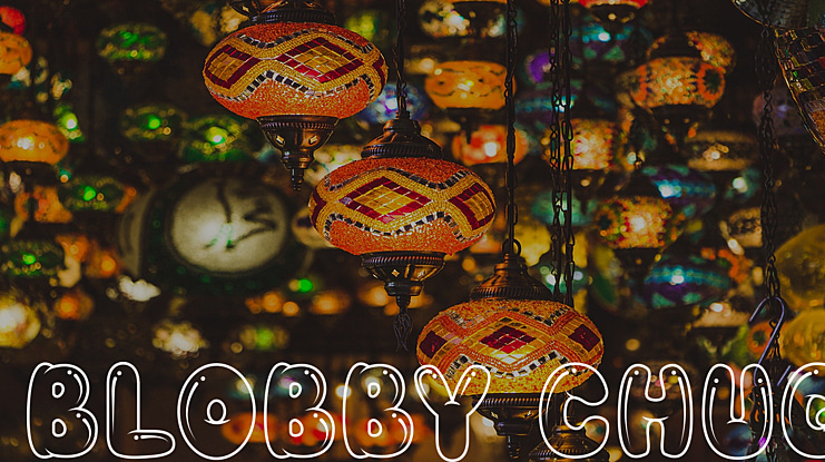 BLOBBY CHUG Font Family
