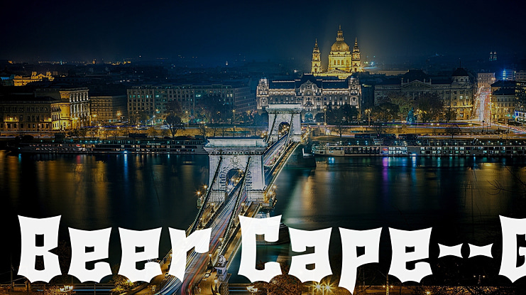 Beer Cape G Font