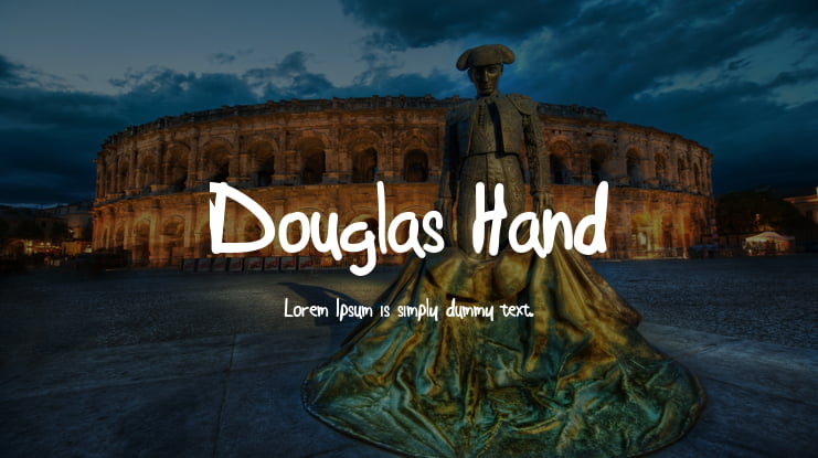 Douglas Hand Font