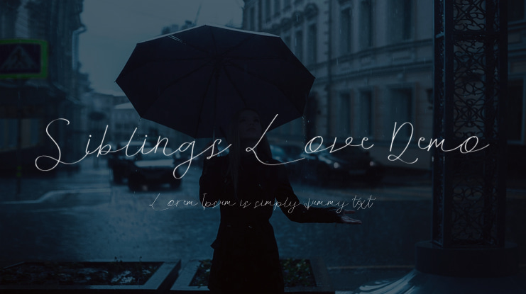 Siblings Love Demo Font