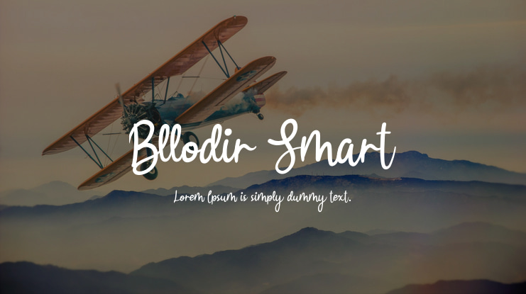 Bllodir Smart Font
