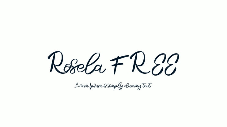 Rosela FREE Font