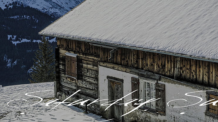 Saturday Sunday Monday Font