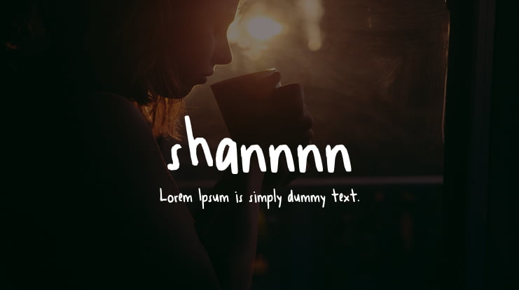 shannnn Font
