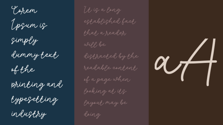 Flowing Waltz Demo Font