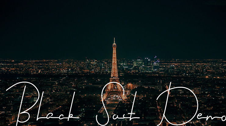 Black Suit Demo Font Family