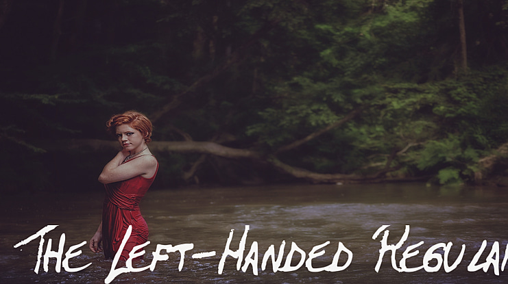 The Left-Handed Font