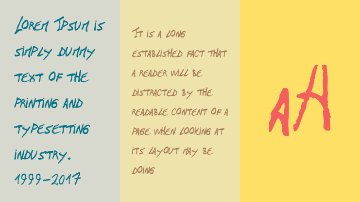 The Left-Handed Font