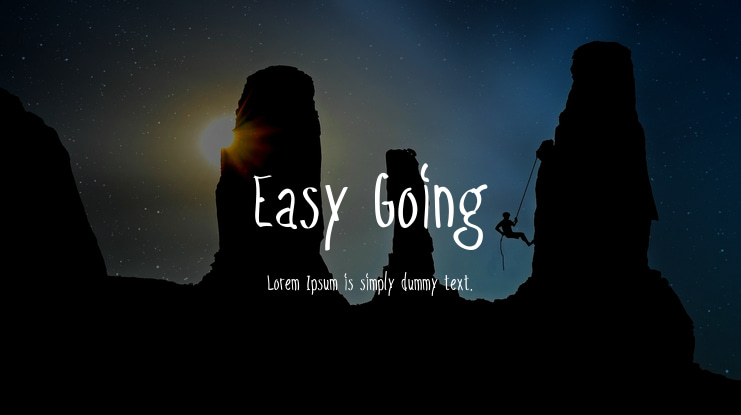 Easy Going Font