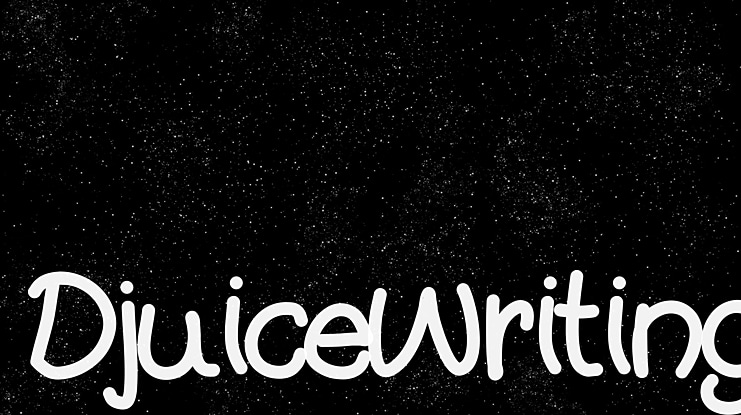 DjuiceWriting Font