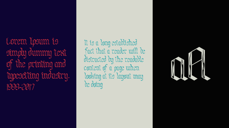 Bensch Gothic Font Family