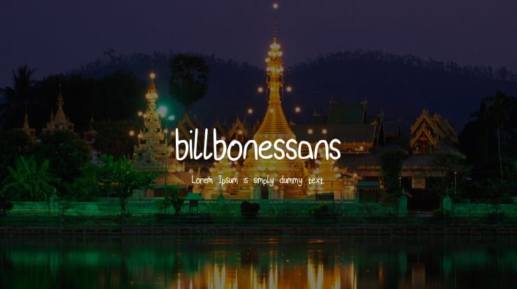 billbonessans Font