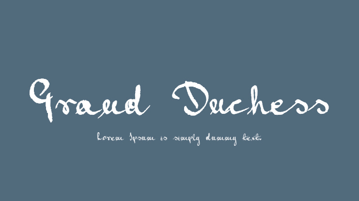 Grand Duchess Font