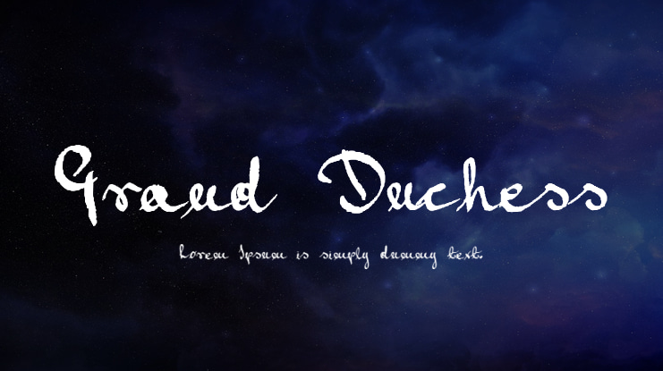 Grand Duchess Font