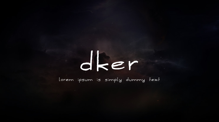 Dker Font