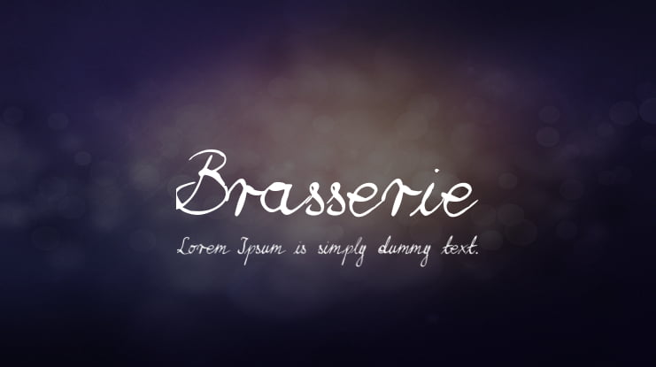 Brasserie Font