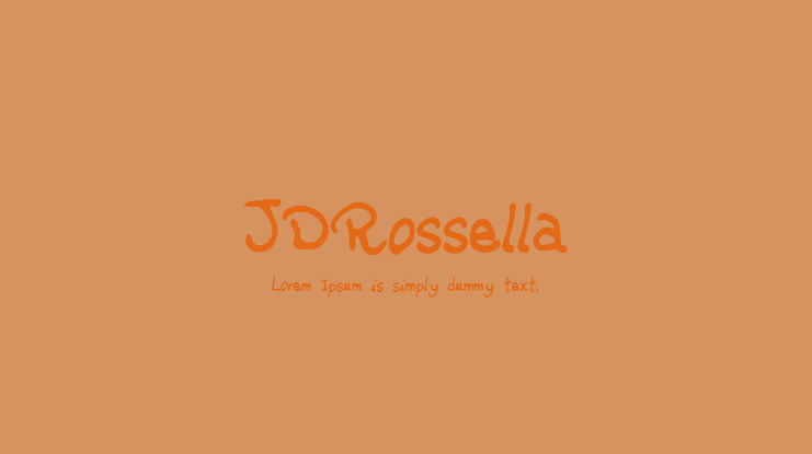 JDRossella Font