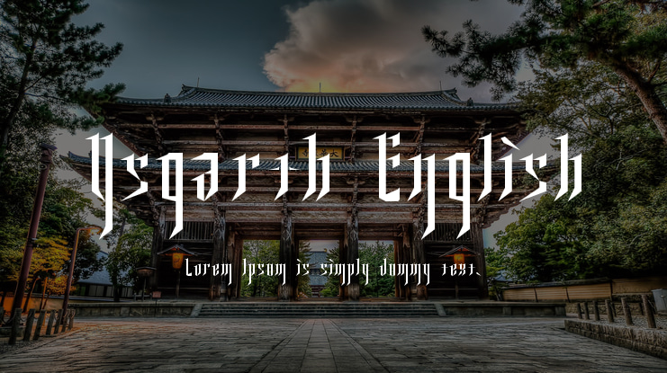 Ysgarth English Font Family