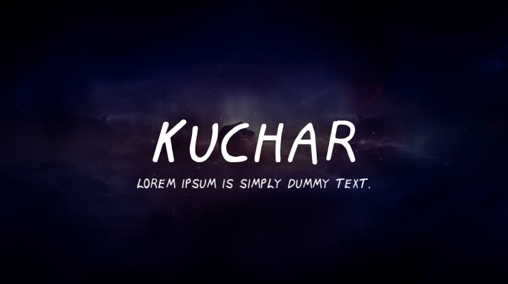 KUCHAR Font